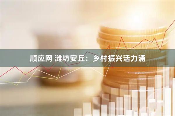 顺应网 潍坊安丘：乡村振兴活力涌