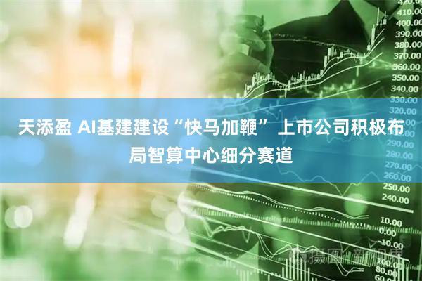 天添盈 AI基建建设“快马加鞭” 上市公司积极布局智算中心细分赛道
