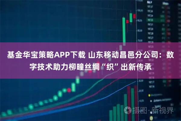 基金华宝策略APP下载 山东移动昌邑分公司：数字技术助力柳疃丝绸“织”出新传承